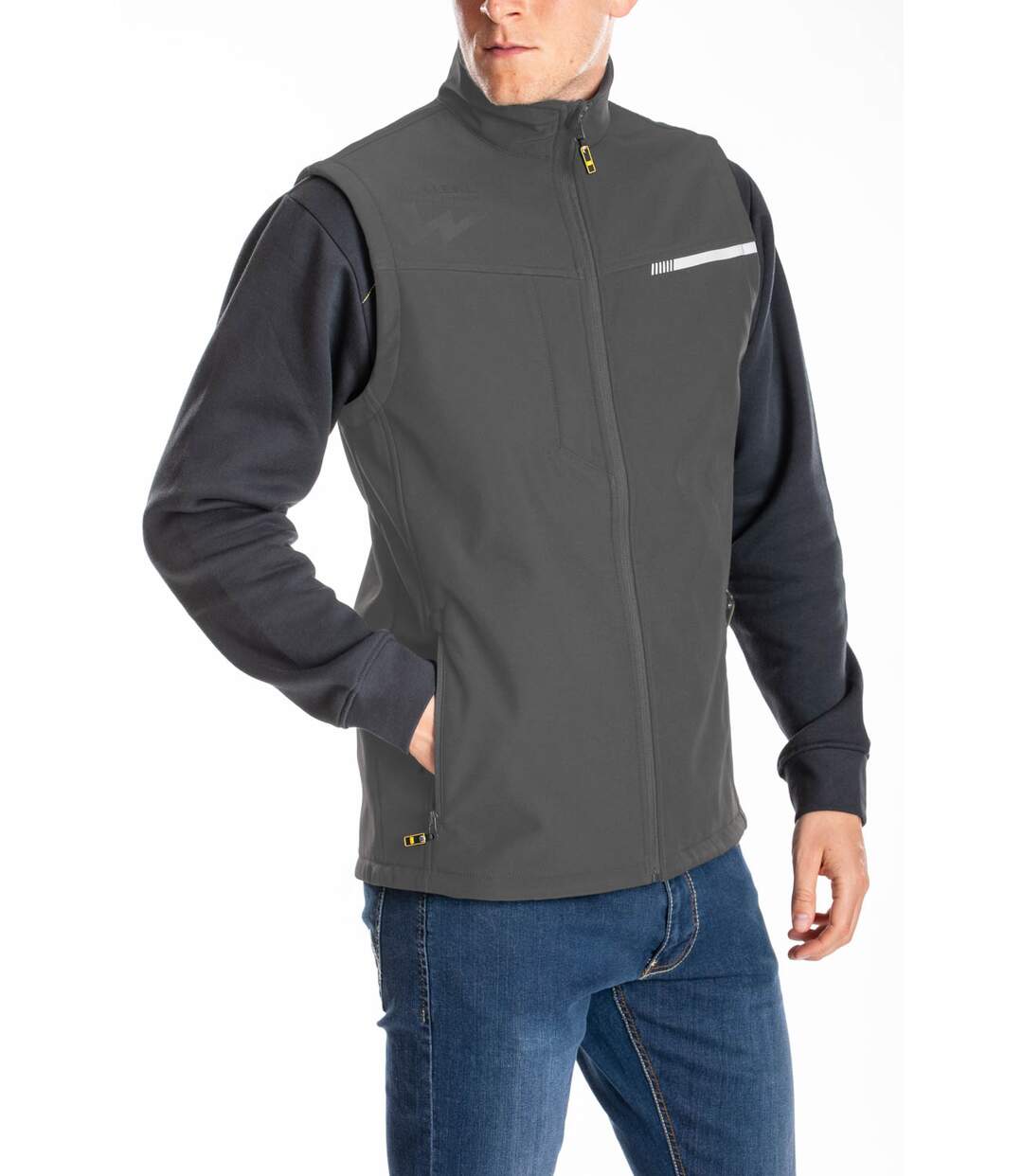 Gilet softshell sans manches TOMMY NOIR