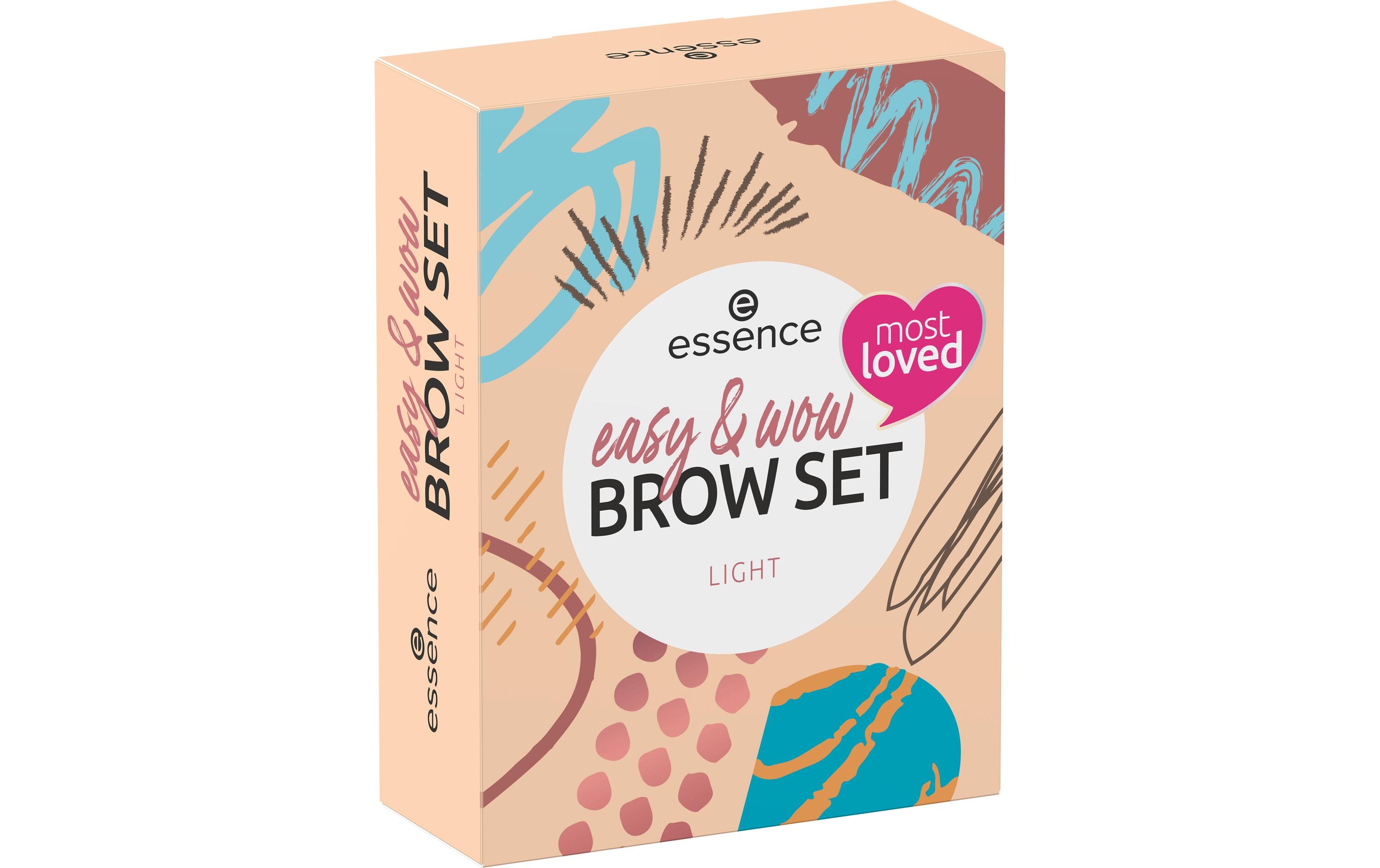 Geschenkset easy & WOW brow set lightSet mit drei Brow-Produkten für perfekt gestylte blonde bis hellbraune Augenbrauen