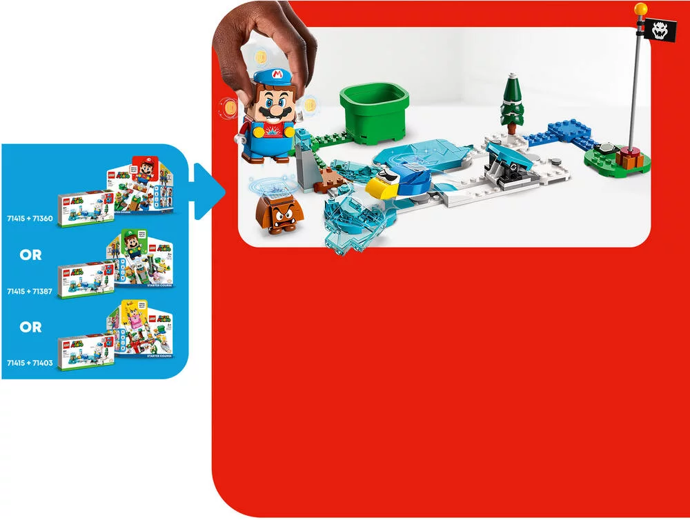 LEGO®SUPER MARIO 71415 - EXTENSION COSTUME DE MARIO DE GLACE ET MONDE GLACE