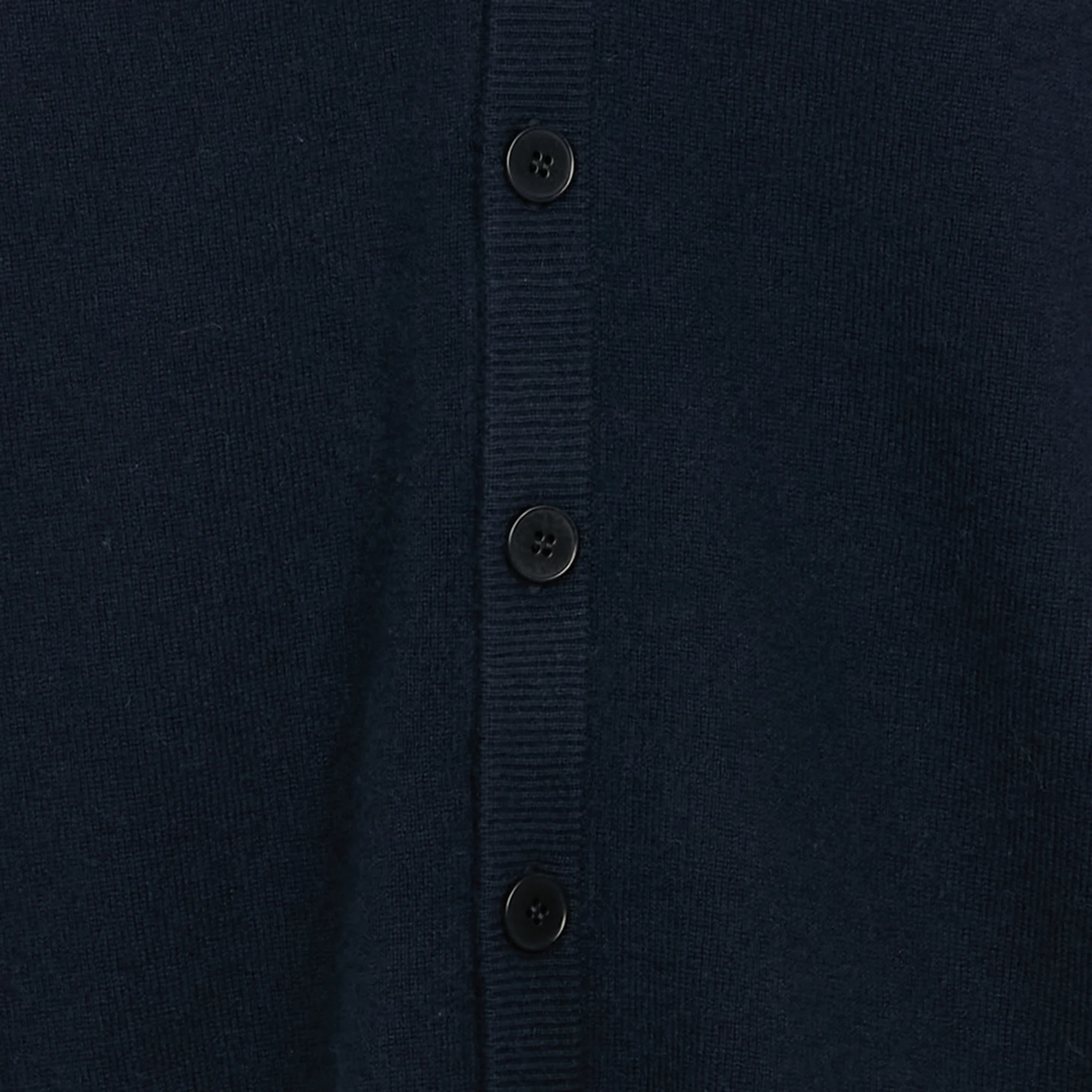 YVAN - Gilet col V regular fit en cachemire | Bleu