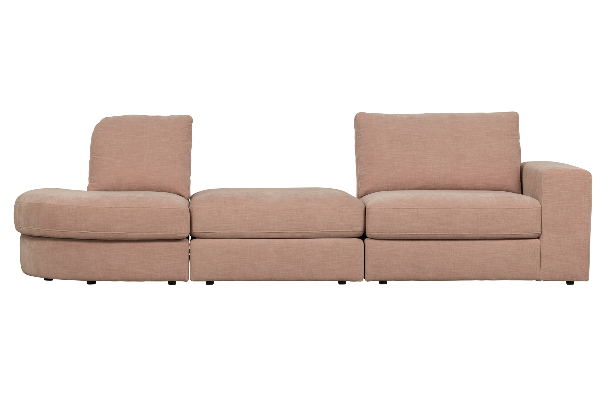 vtwonen 1-zits element Family ronde hoek links Family 1-zits Element Ronde Hoek Links - Roze