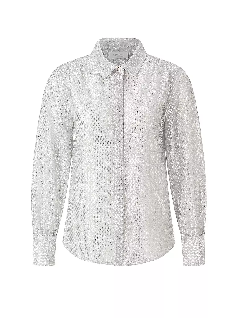 RICH & ROYAL Bluse  silber