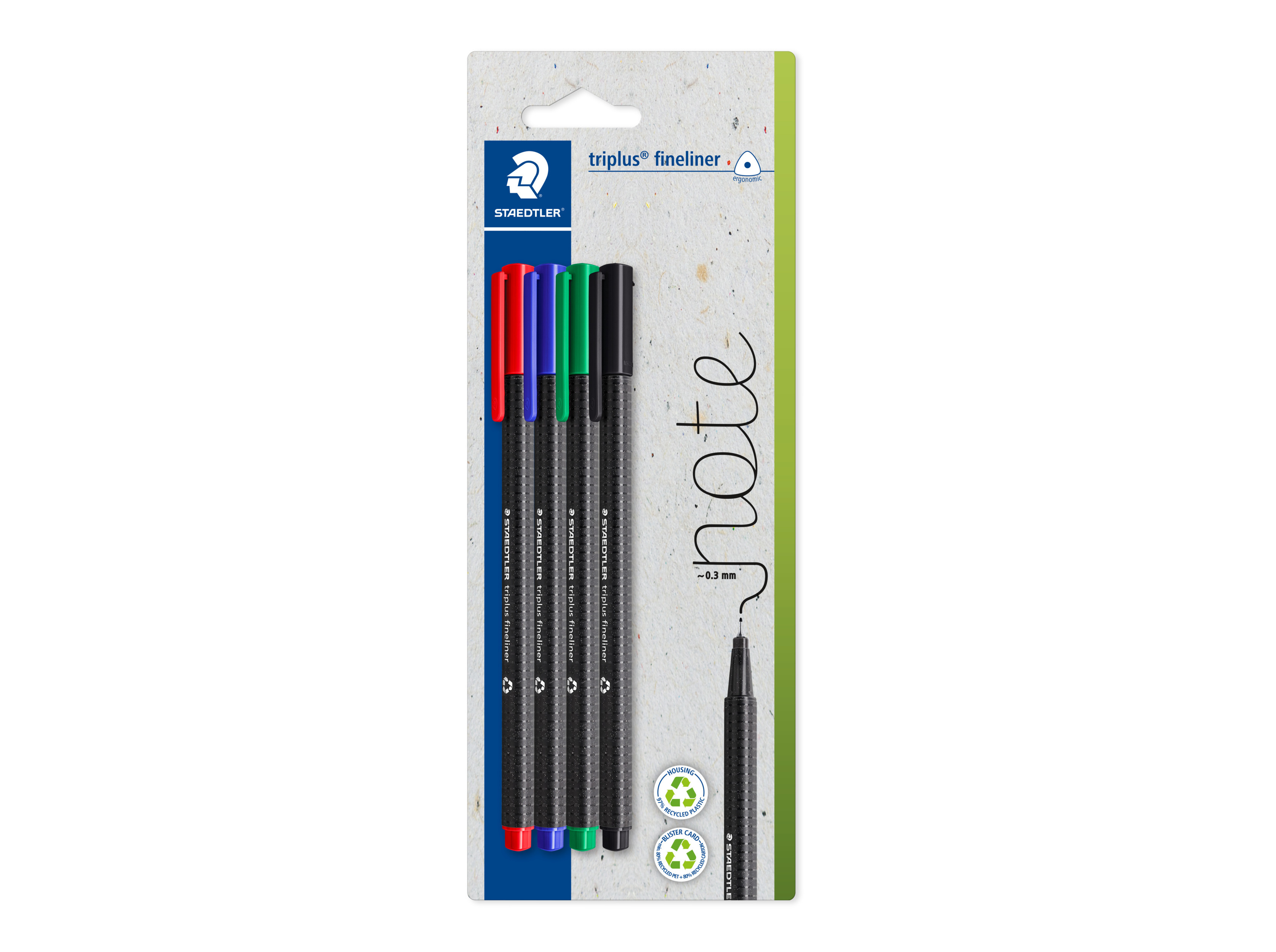 MARCADORES FINELINER STAEDTLER SORTIDO 4 UNIDADES