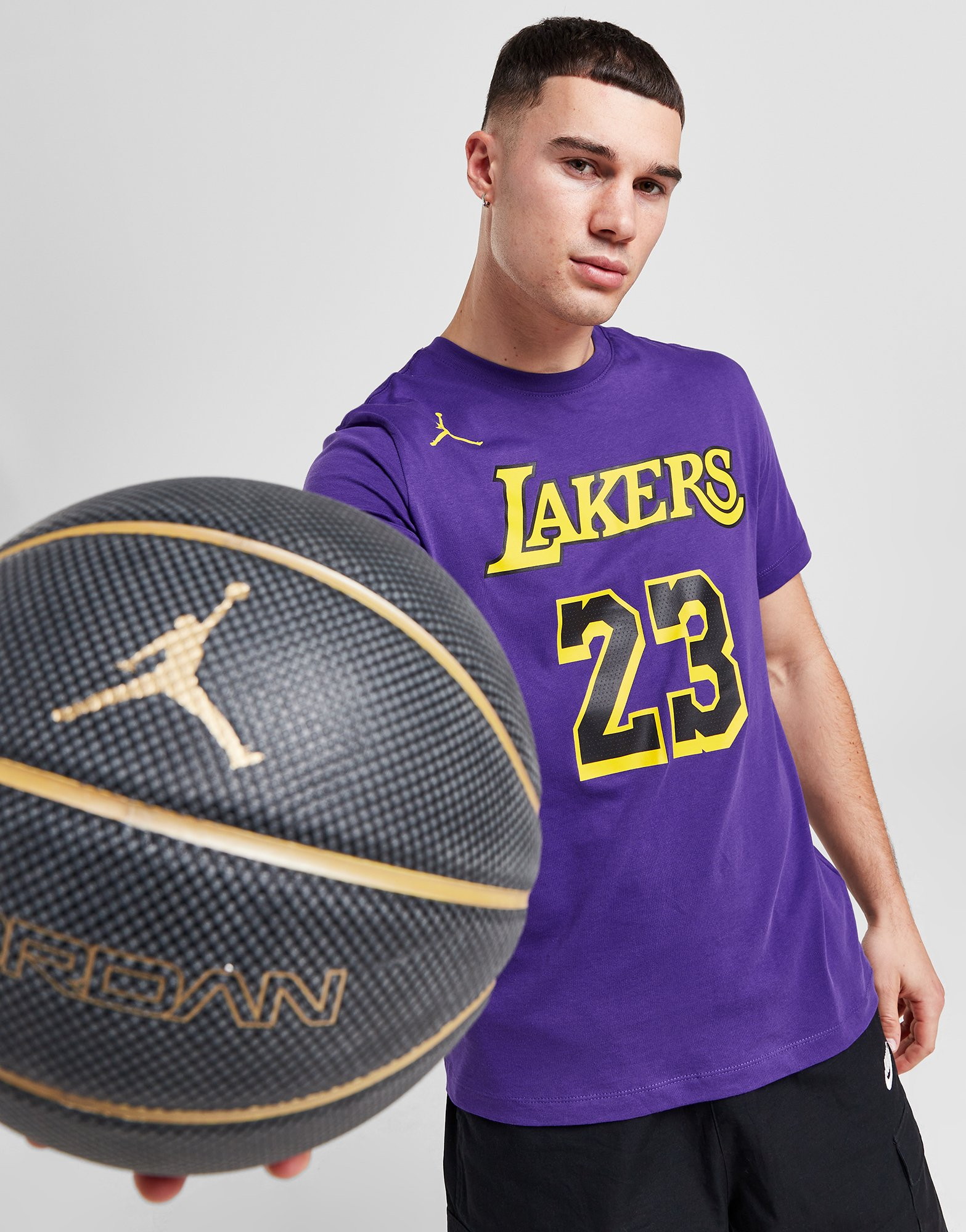 Jordan T-shirt NBA LA Lakers James #23 Statement Homme