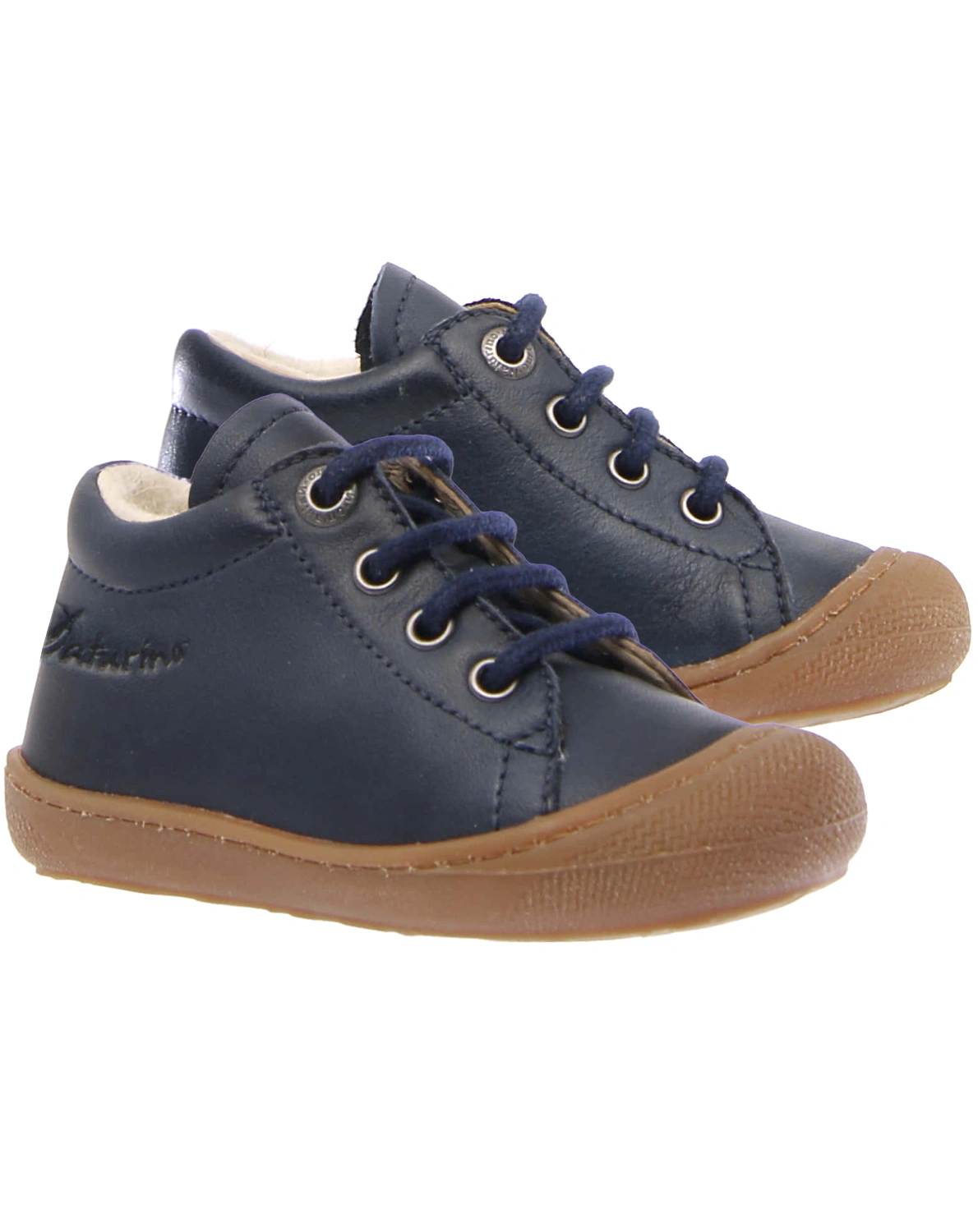 Schnür-Lauflernschuhe COCOON gefüttert in blau