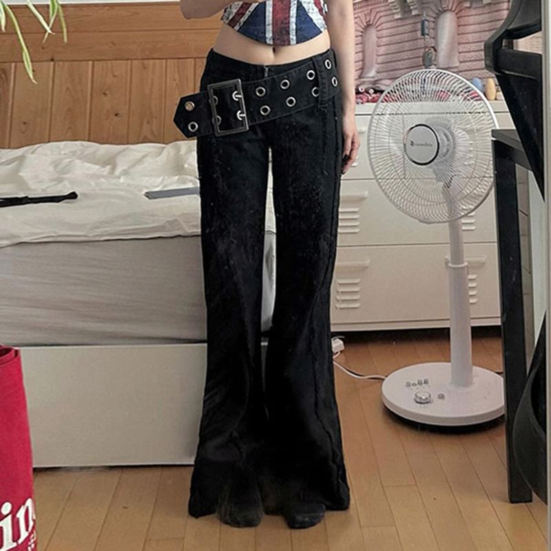 Trisica - Lage taille flared jeans