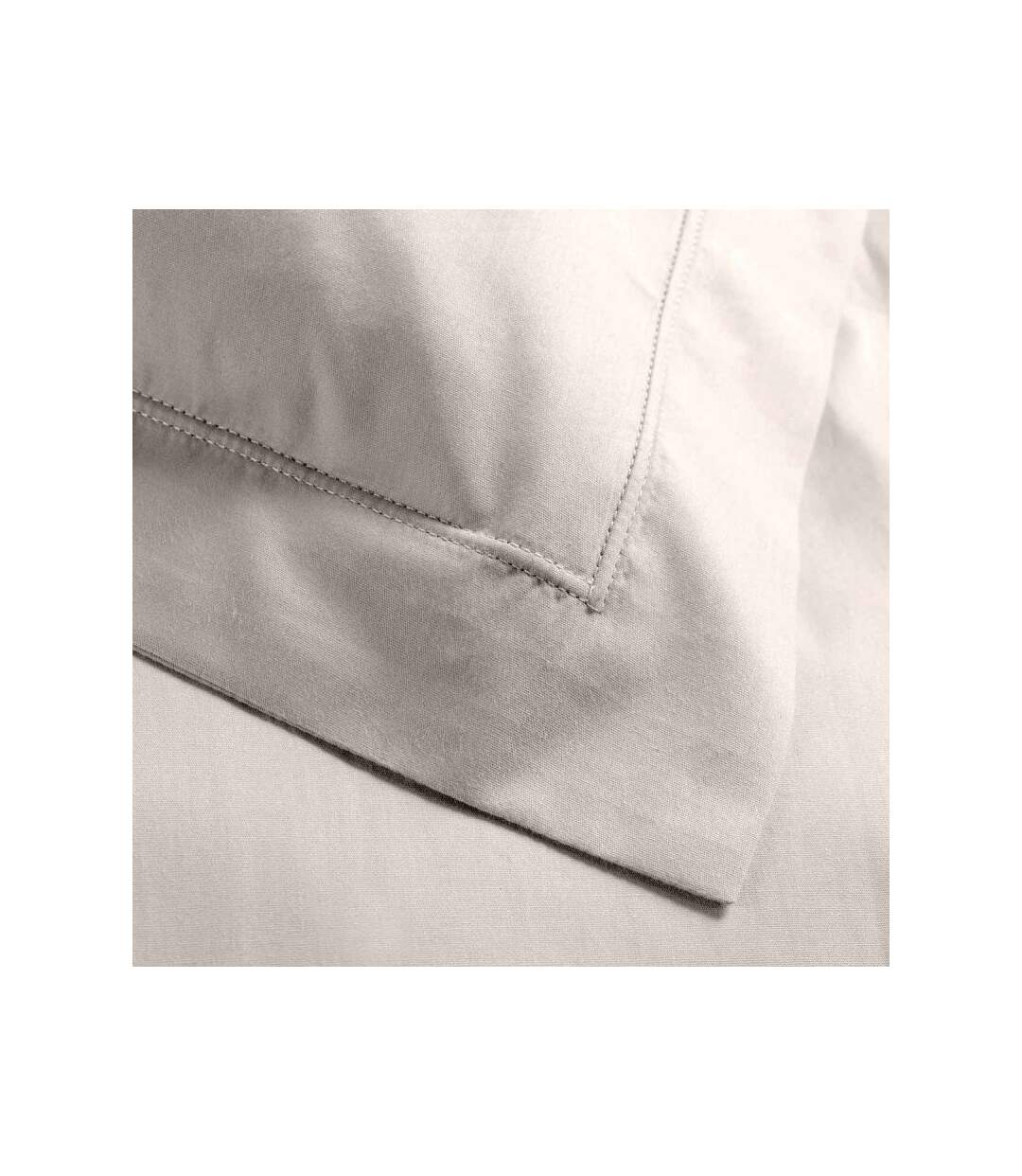 Taie d'Oreiller Percaline 63x63cm Naturel