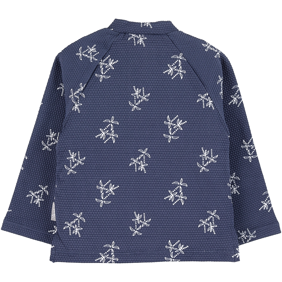 Sterntaler Langarm-Schwimmshirt Palmen blau
