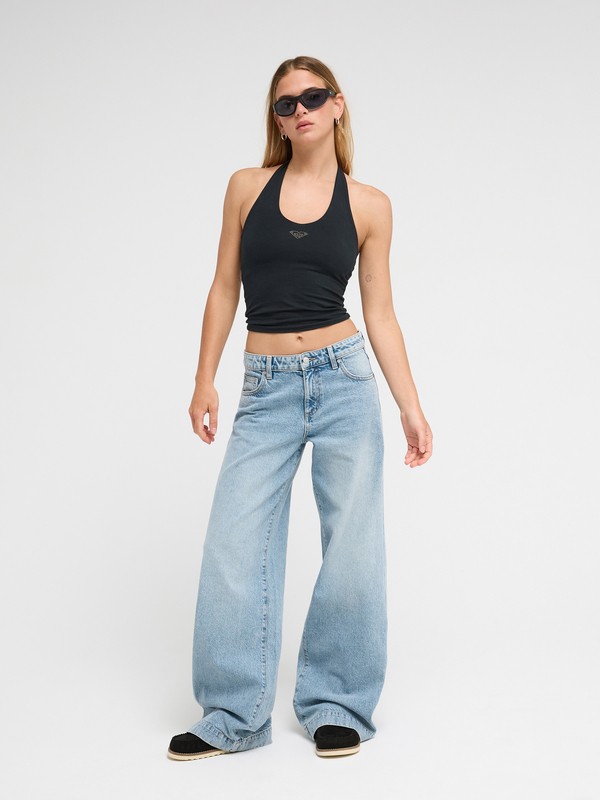 Sun And Done Jean loose Bleu Femme