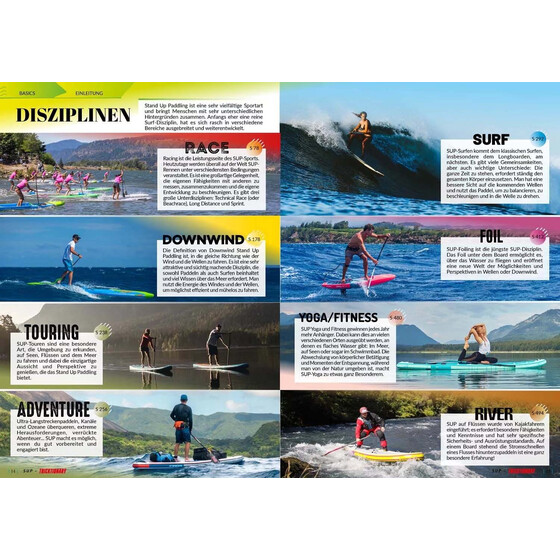 Stand Up Paddle SUP Tricktionary Hardcover Buch