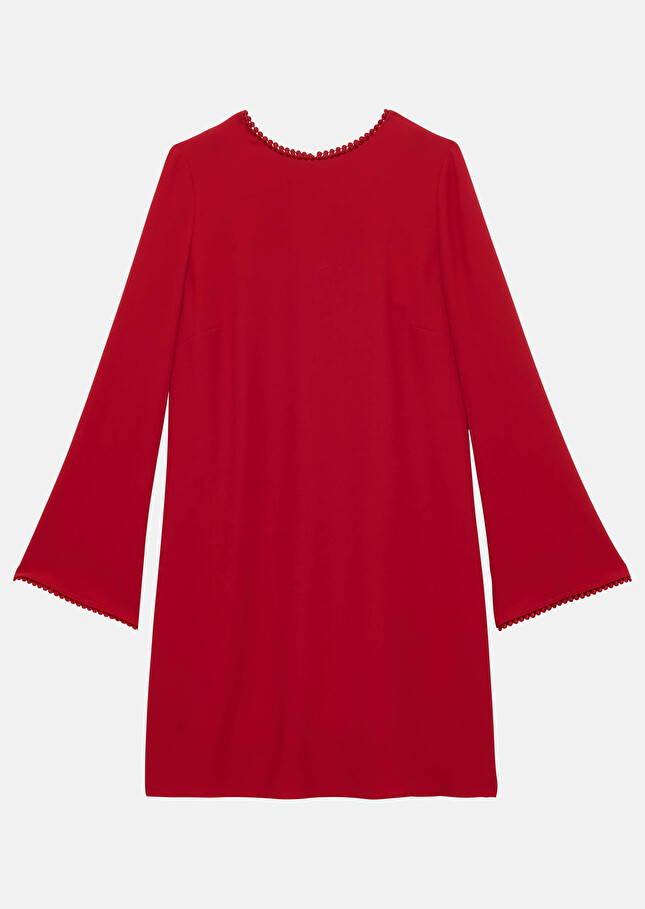 Robe Rajarouge en crêpe