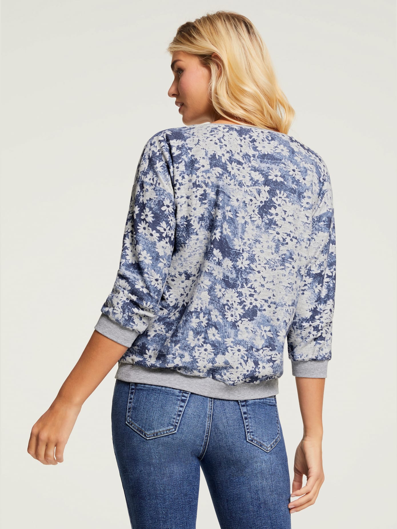 T-shirt imprimé motif floral tendance