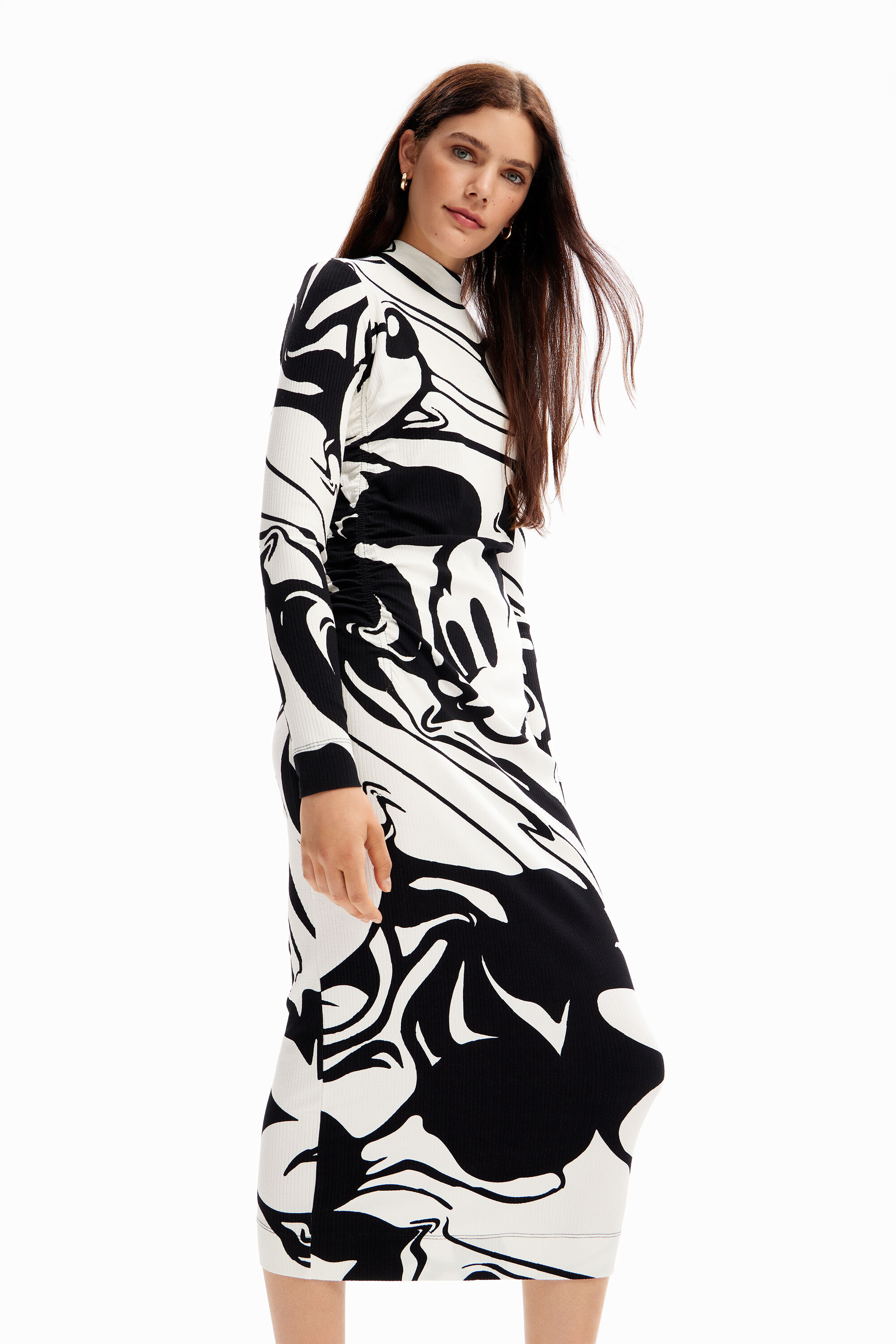 Vestido midi do Mickey Mouse