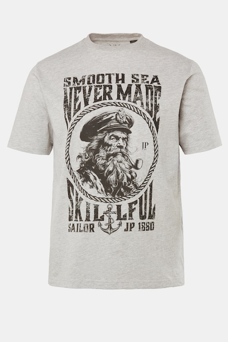 T-Shirt, Halbarm, Sailor-Print, bis 8 XL