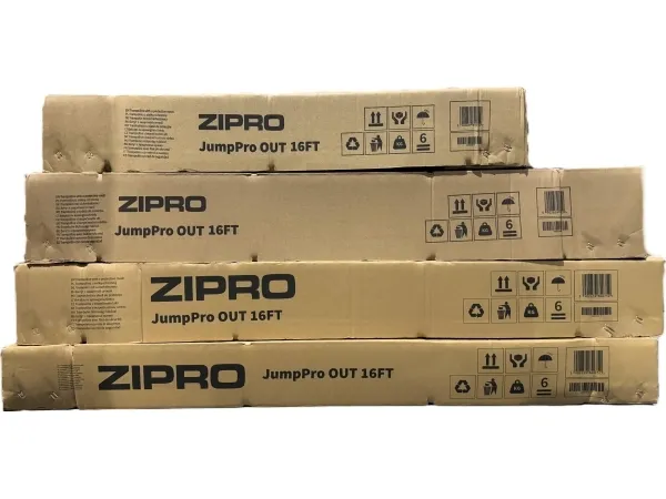 Zipro Trampolin med eksternt net 16FT 496cm   skopose