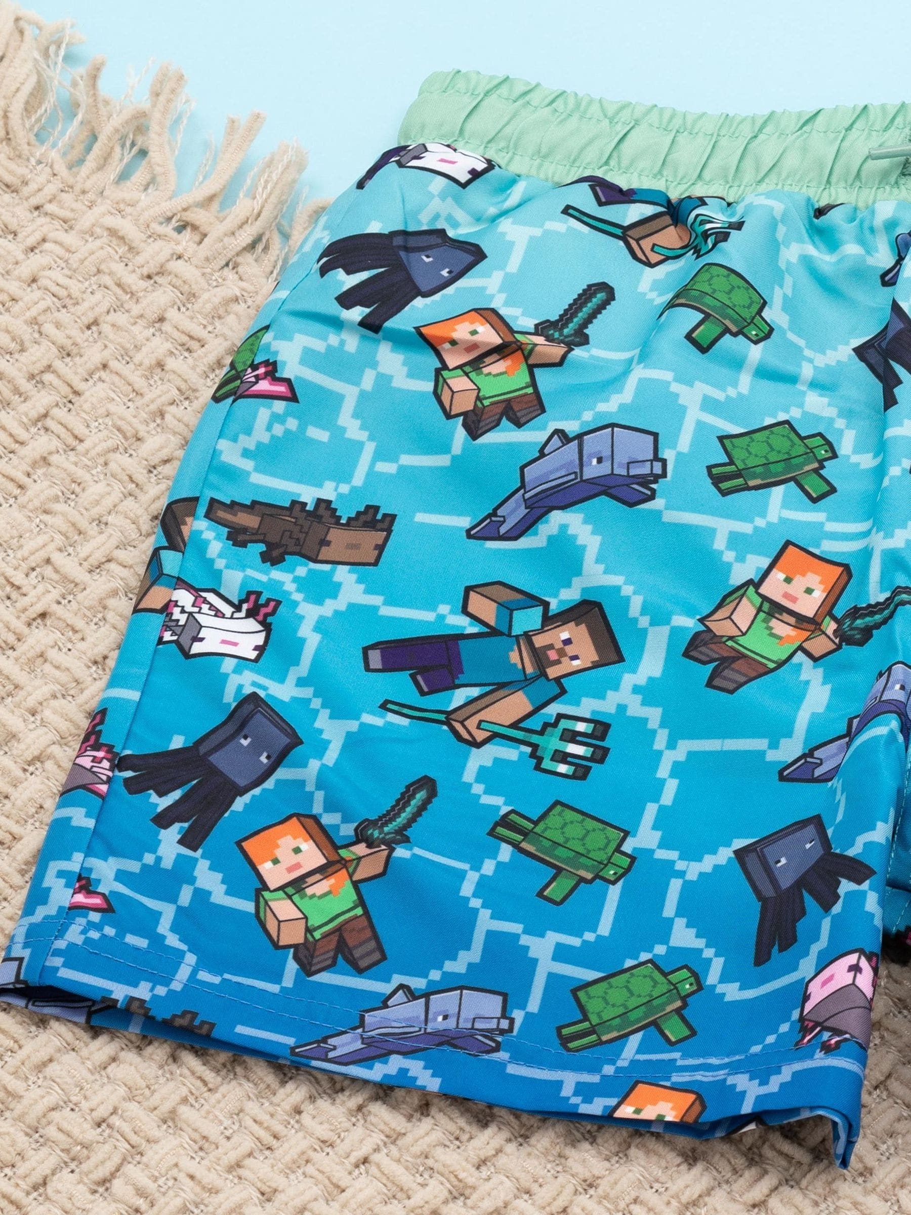 Vanilla Underground Boys Minecraft Swim Shorts