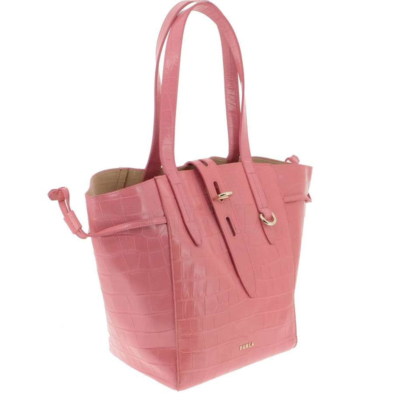 Furla Sac porté épaule en Cuir Net Mini rose  - 22x28.5x16 cm