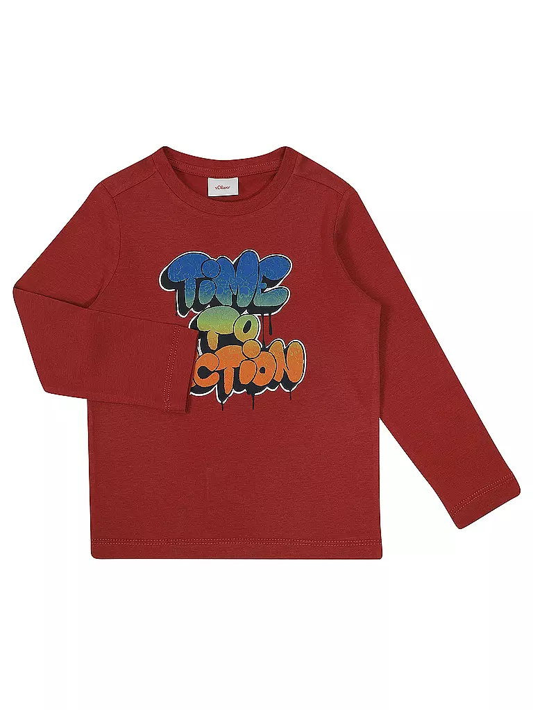 S.OLIVER Jungen Langarmshirt rot