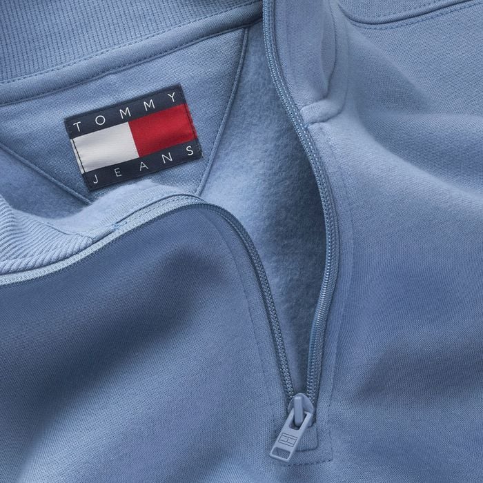 Tommy Hilfiger Regular Fleece 1/4 Zip Sweater Heren