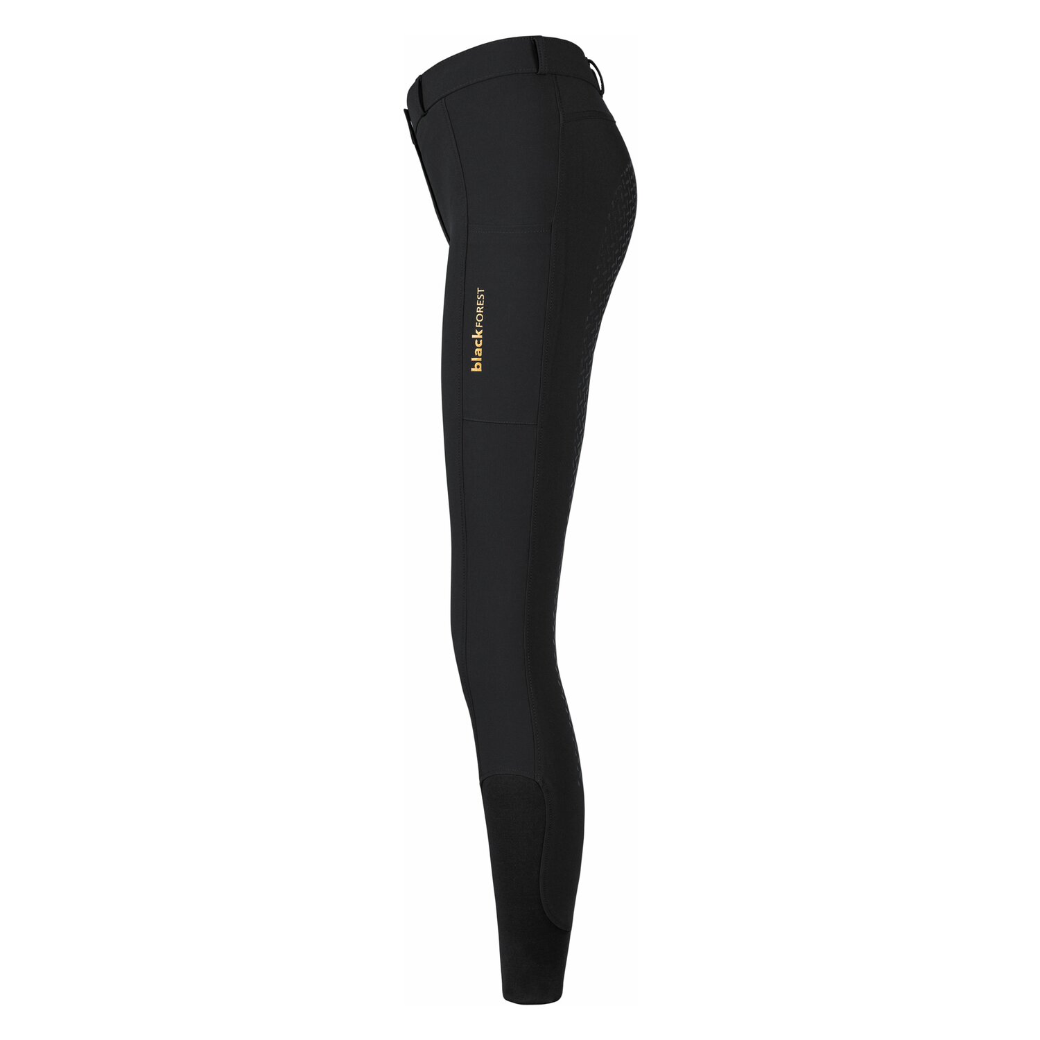 black forest Grip-Vollbesatz-Reithose  - black