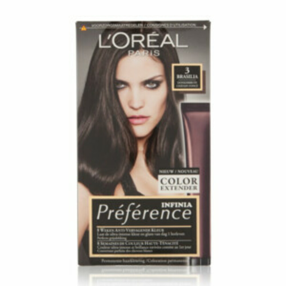 L'Oréal Preference Haarkleuring 03 Brasilia - Donkerbruin + Magic Retouch Uitgroeispray Bruin 75 m Pakket