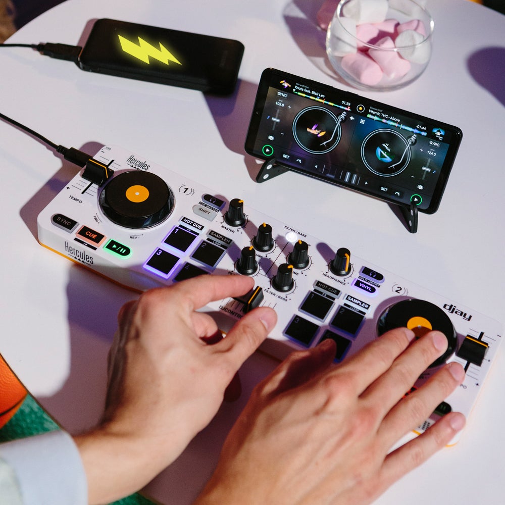 Hercules DJControl Mix Bluetooth draadloze controller voor smartphones