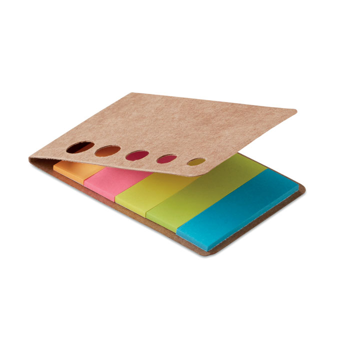 GiftRetail MO9036 - MEMOSTICKY Marqueurs adhésifs 5 couleurs