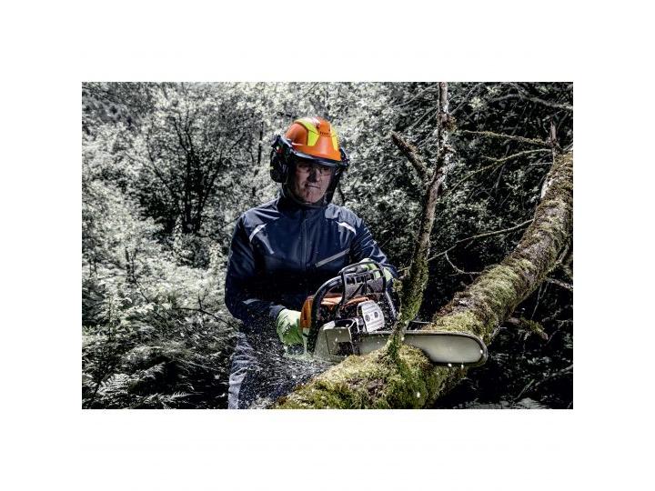uvex Schutzhelm Pheos Forestry, Orange Forsthelm Komplettset