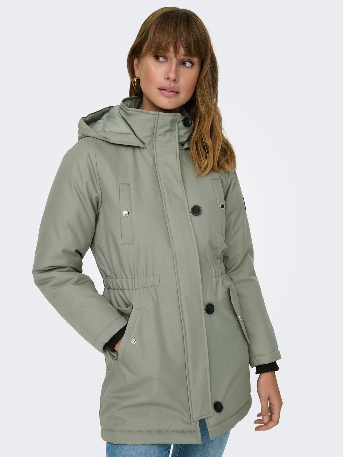 ONLMIE Langer Parka Shadow