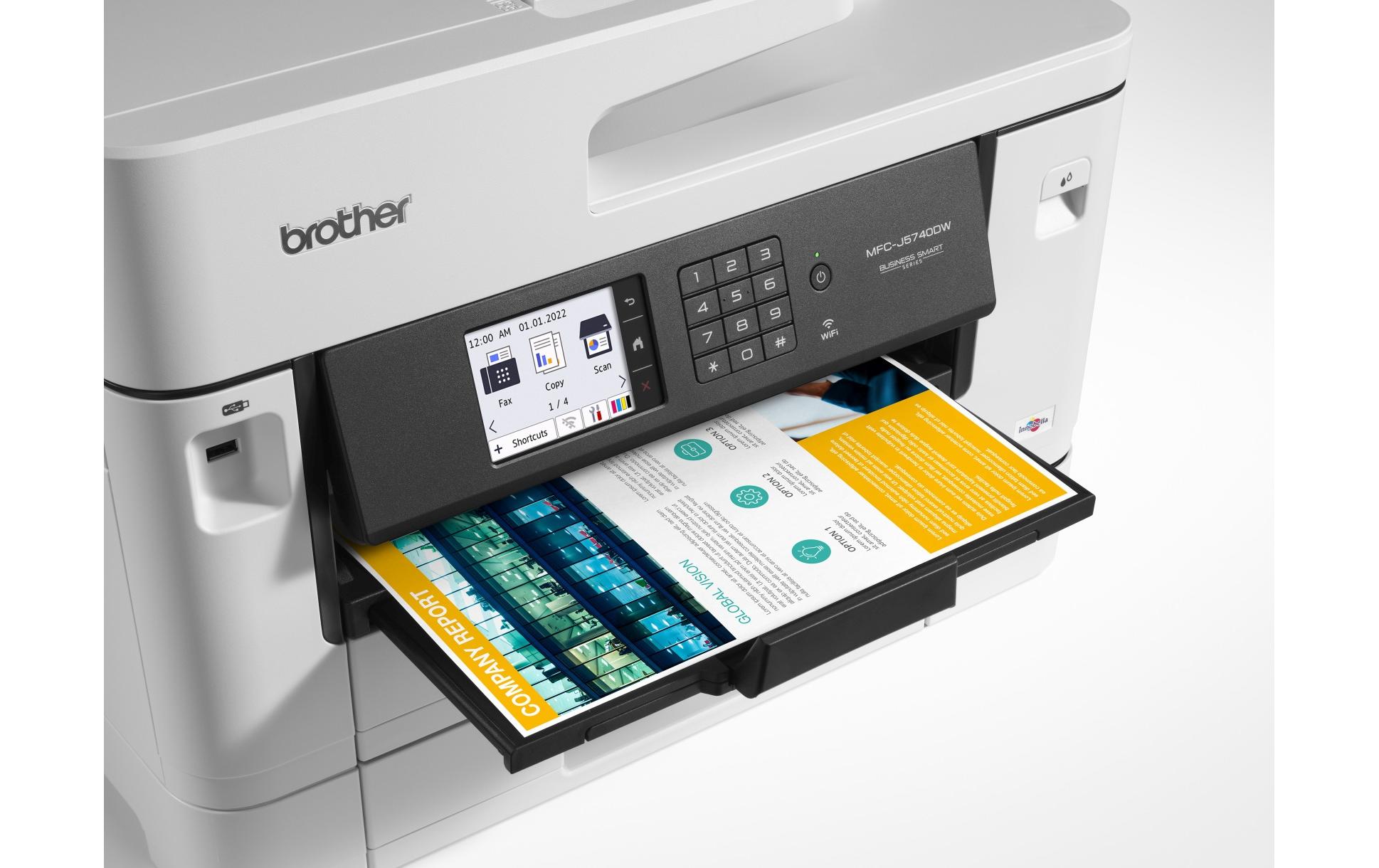 Multifunktionsdrucker MFC-J5740DW<br>WLAN-fähiger 4-in-1-Multifunktions-Tintenstrahldrucker