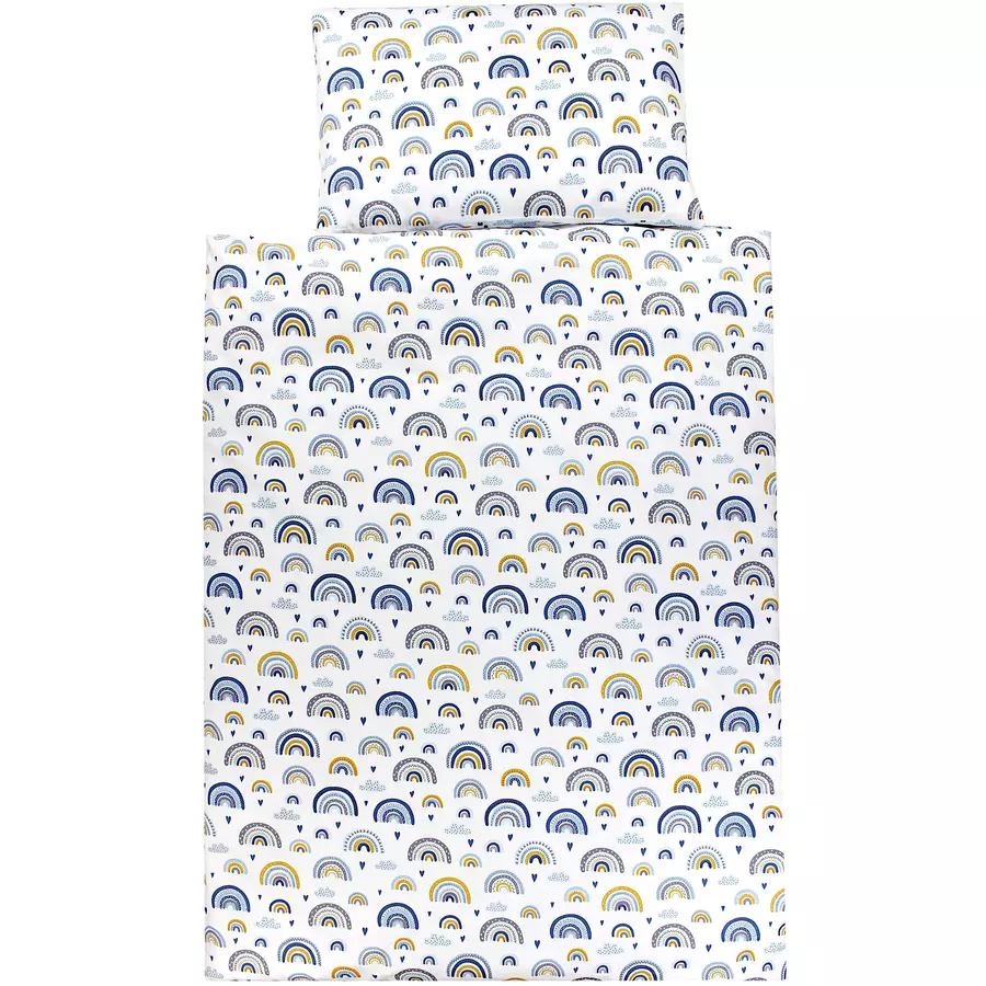 TupTam Kinder Bettwäsche Set 2-tlg blaugelb