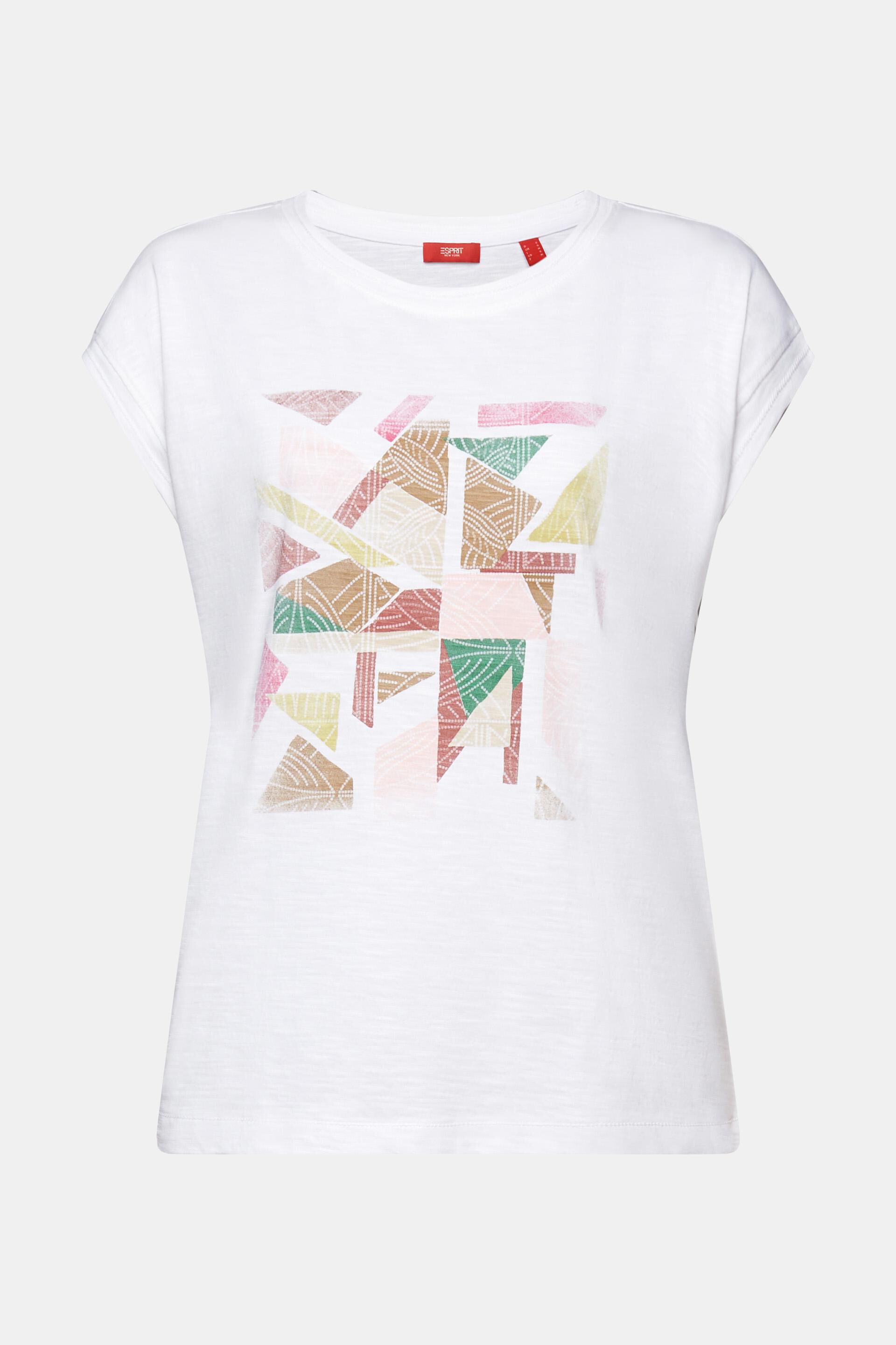 T-shirt à imprimé, 100 % coton