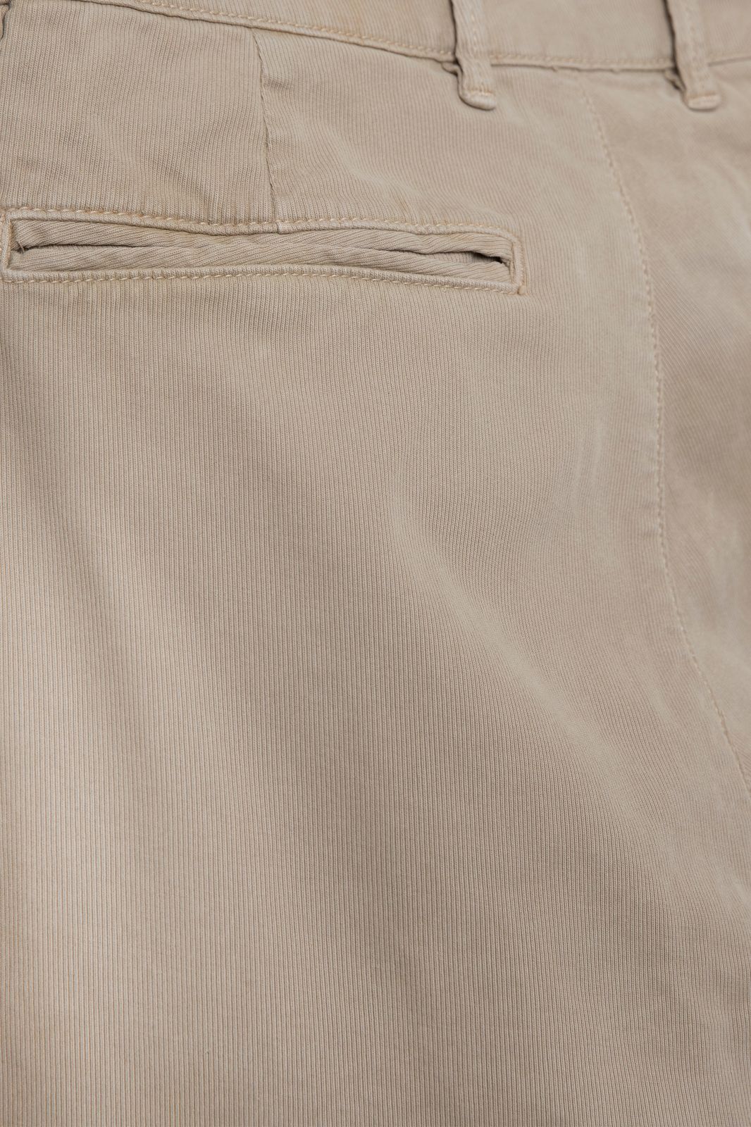 Beige katoenen twill chino