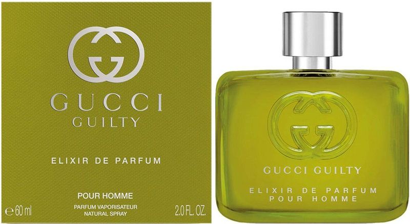 Gucci Guilty Pour Homme Elixir 60ml - Herenparfum met Amber- en Houtnoten