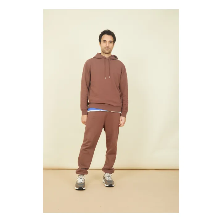 SMALLABLE BASICS Jogging Slim Homme Coton Bio | Marron