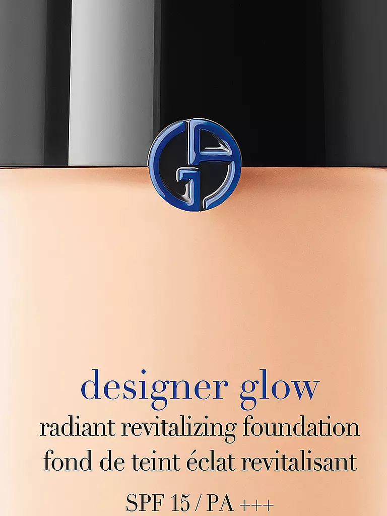 GIORGIO ARMANI COSMETICS  Designer Glow Foundation 30ml LSF 20 (2) beige