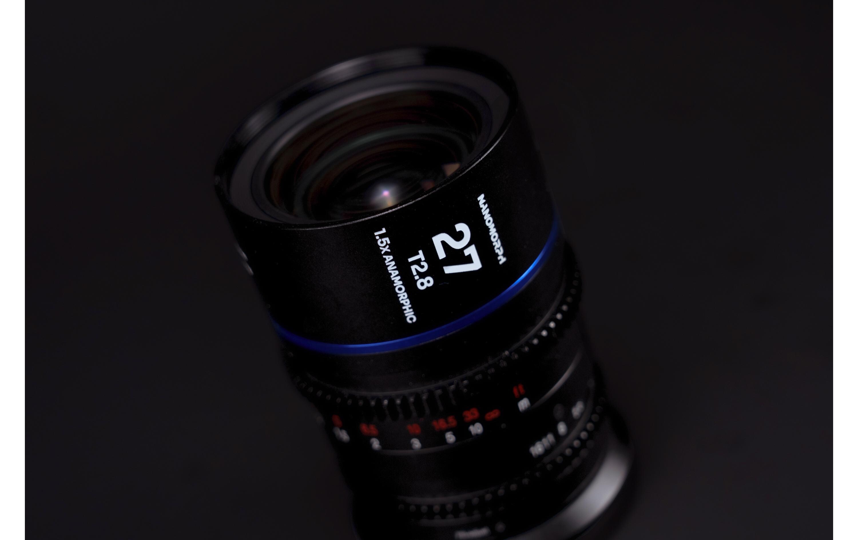 Festbrennweite Nano S35 Prime Kit (Blue) – Nikon Z<br>Set aus 3 ultrakleinen anamorphotischen Objektiven für Super35-Sensoren