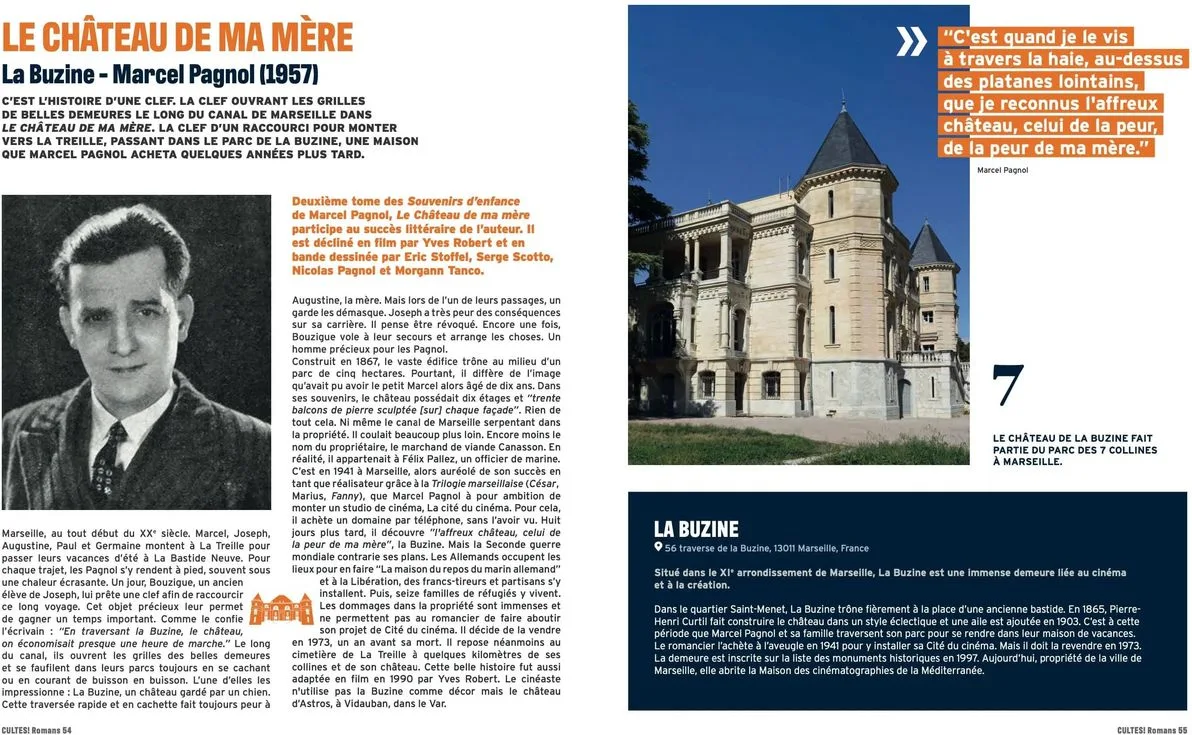 Cultes! Romans - 100 lieux mythiques de romans Livres