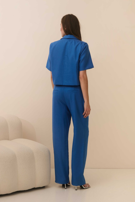 Lofty Manner blauwe dames blouse