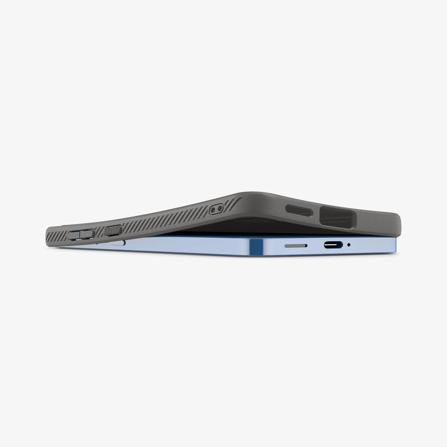 Samsung Galaxy S25  Plus Liquid Air Case Gummi Hülle (ACS08980) - Marble Gray (Matt)
