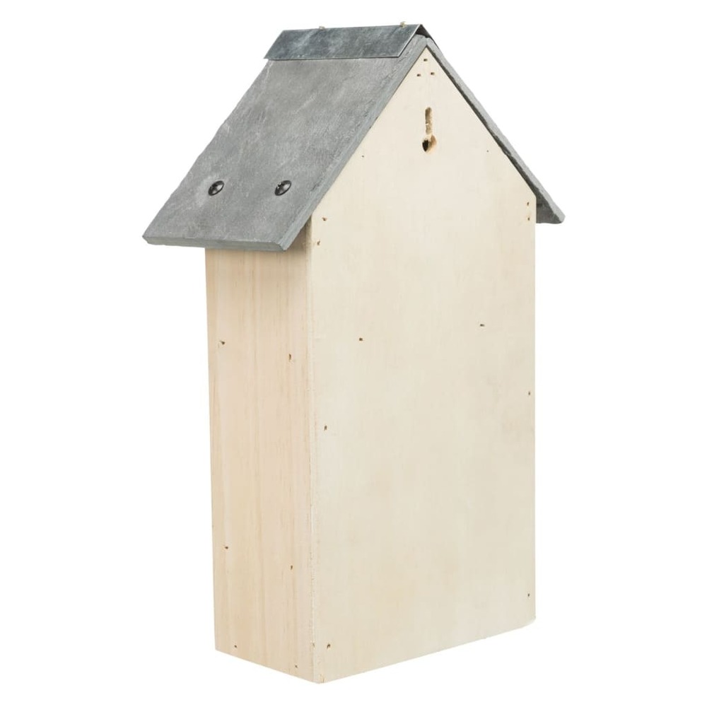 Hôtel à insectes 18x29x10 cm bois de pin et ardoise