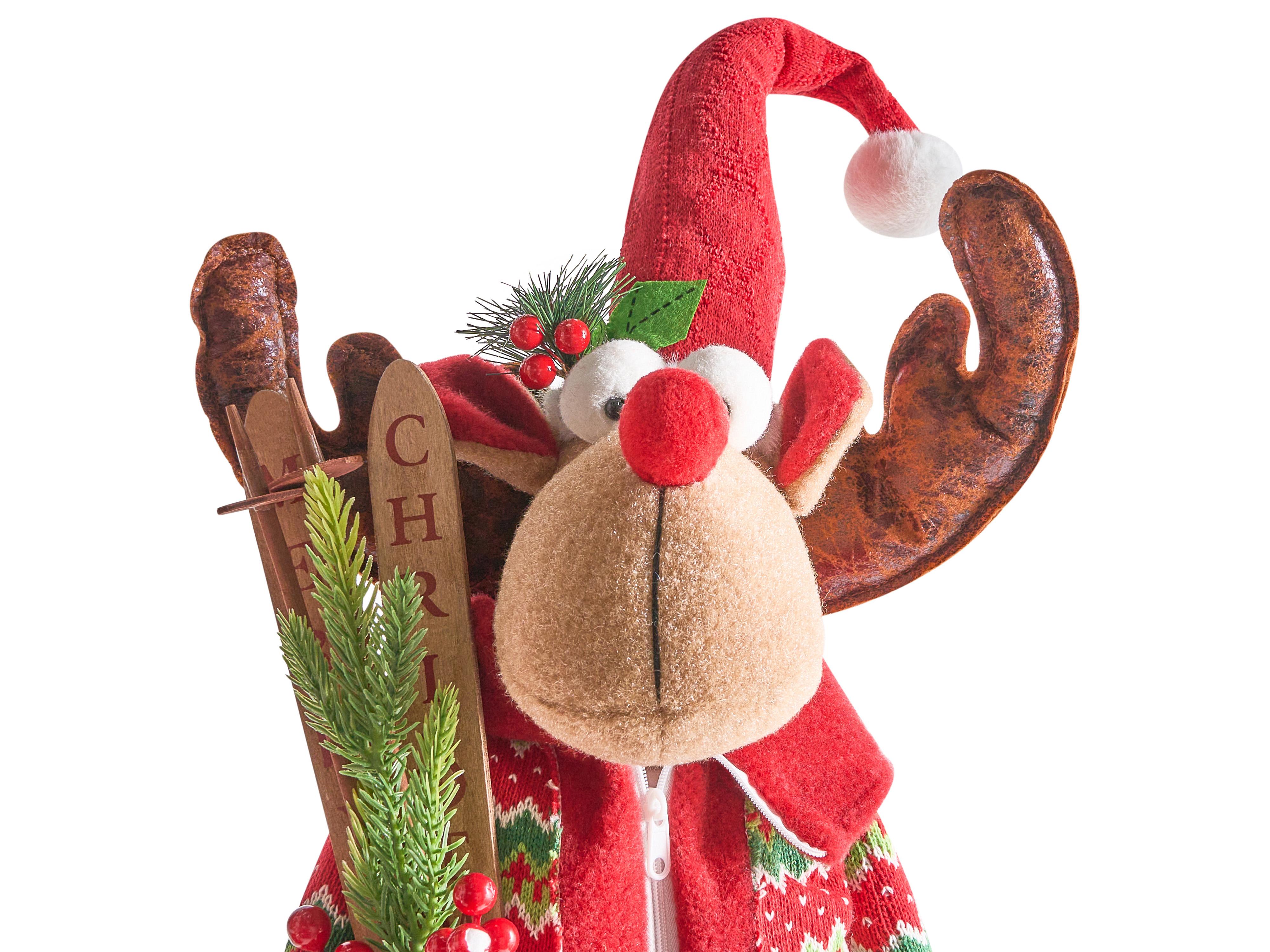 Set van 2 kerstdecoraties ULDALSANA Rendier 66-95 cm Meerkleurig