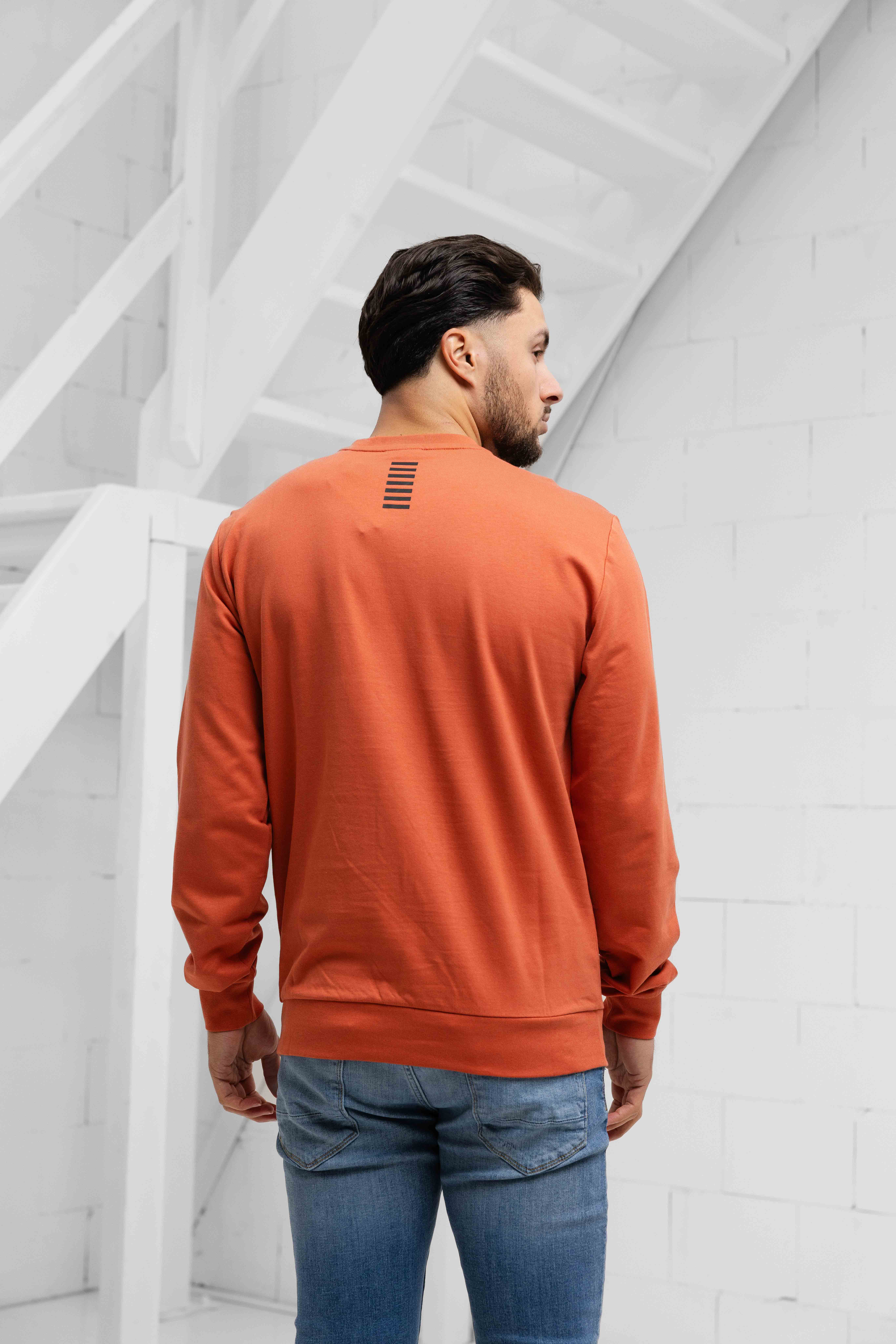 EA7 Emporio Armani 8NPM30 Sweater Heren Oranje