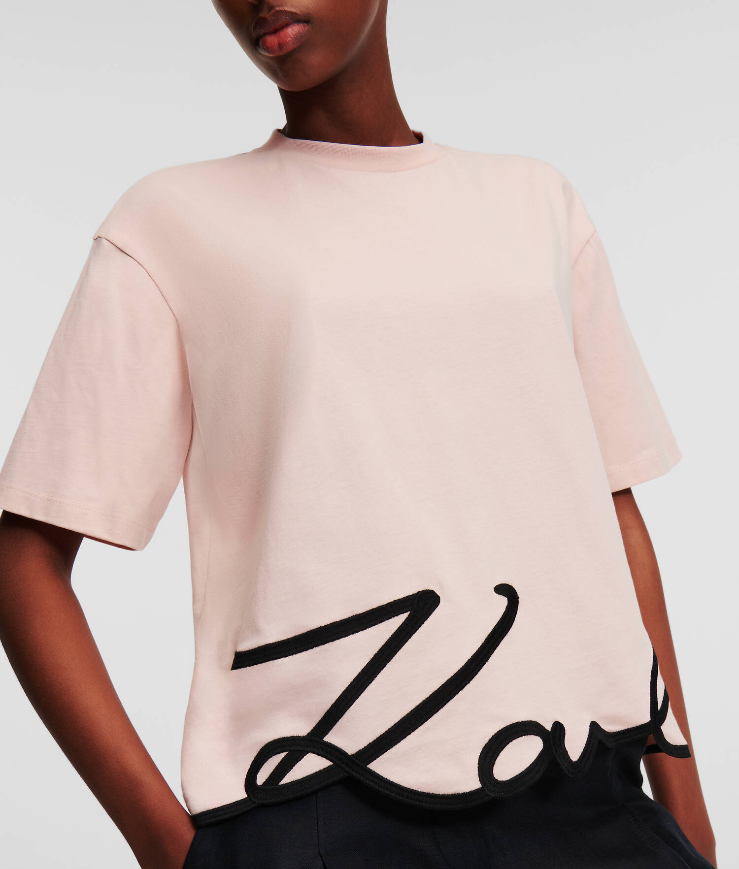 T-SHIRT OURLET KARL SIGNATURE