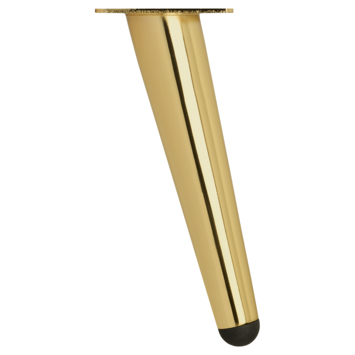 Duraline meubelpoot mat goud 10 cm