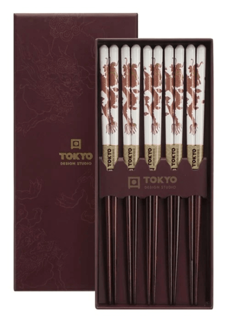 Tokyo Eetstokjes Geschenkset/5 Draak