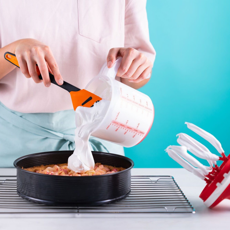 Easy Speedy 1,25 l Stromloser Küchenhelfer zum Herstellen verschiedener Teige