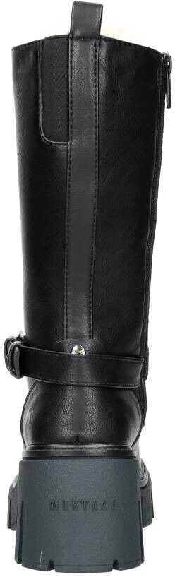 Mustang Veterschoenen Hoog zwart