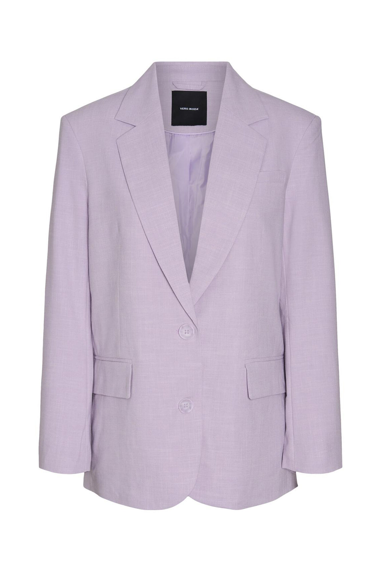 Blazer clássico feminino plus size - roxo