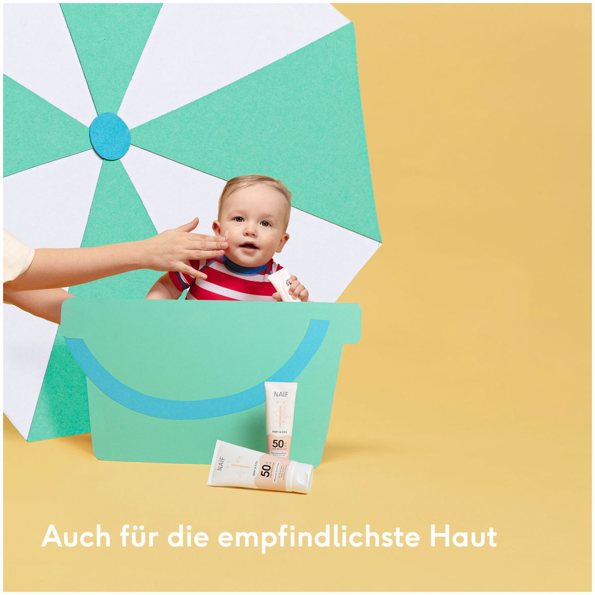 NAÏFNAÏF   Baby & Kids Sonnenlotion Fragrance Free SPF50 100ml